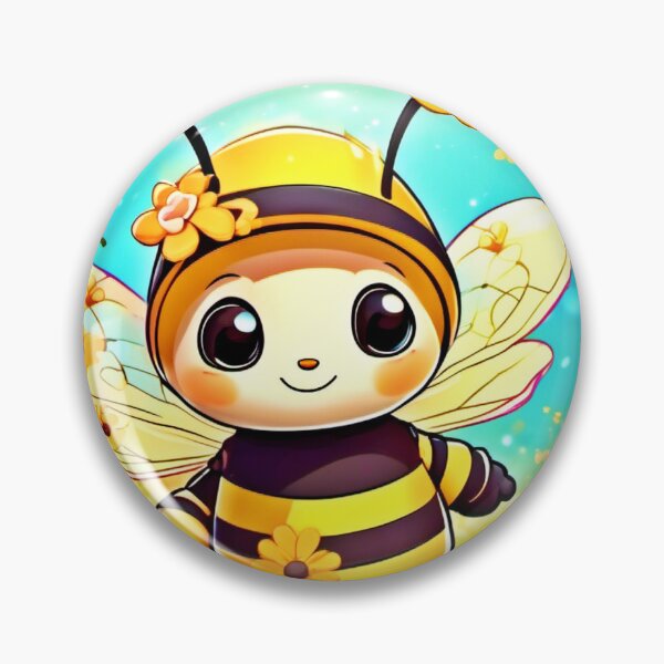 Item preview, Adorable Bee in Flower Dress designed and sold by Health And Fitness Posts e-Store.