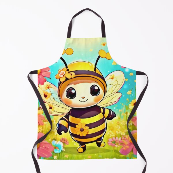 Item preview, Adorable Bee in Flower Dress designed and sold by Health And Fitness Posts e-Store.