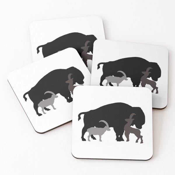 Item preview, Black and White Animal Silhouettes designed and sold by Animals-by-JB.