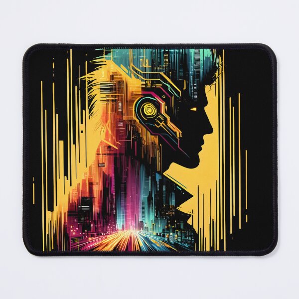 Item preview, Cyberpunk Man - Double Exposure designed and sold by Bomba Visual.
