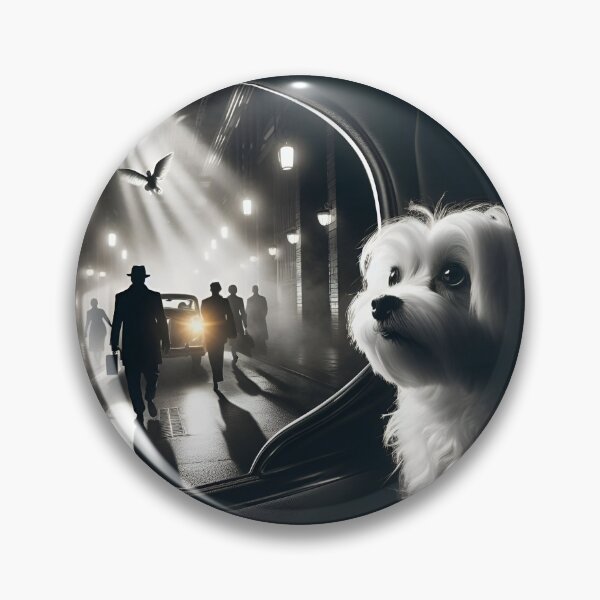 Artikelvorschau, Cinematic Maltese Canvas entworfen und verkauft von PawspectCreate.