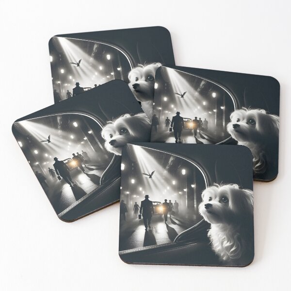 Item preview, Cinematic Maltese Canvas designed and sold by PawspectCreate.