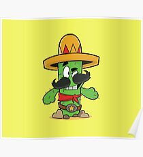 Mexican Cactus Poster