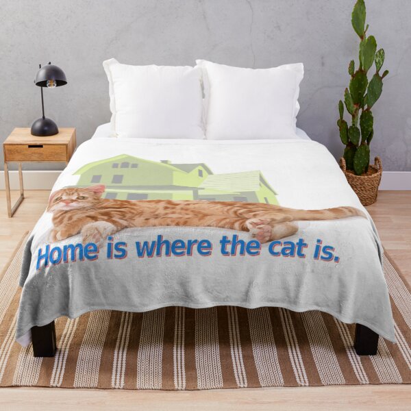 Item preview, Home is  where the cat is. designed and sold by Nas-T-Shirt-Co.