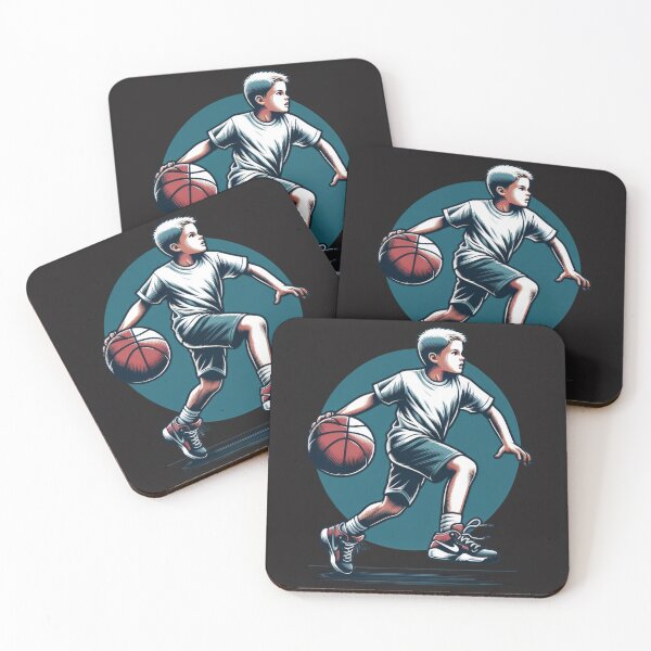 Item preview, Youth Basketball Player in Action Illustration designed and sold by ImagineCorner.