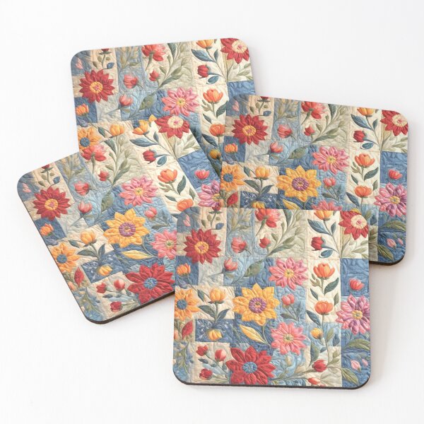 Item preview, Colorful quilt pattern designed and sold by perlphoto.
