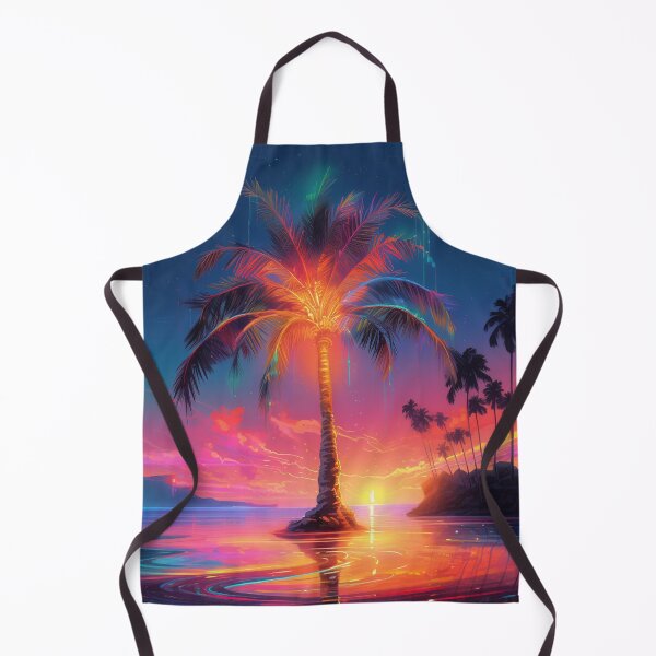 Item preview, Neon Dusk | Palm Silhouette designed and sold by FairX.