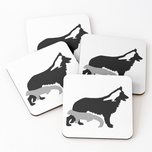 Item preview, Black and White Animal Silhouettes designed and sold by Animals-by-JB.