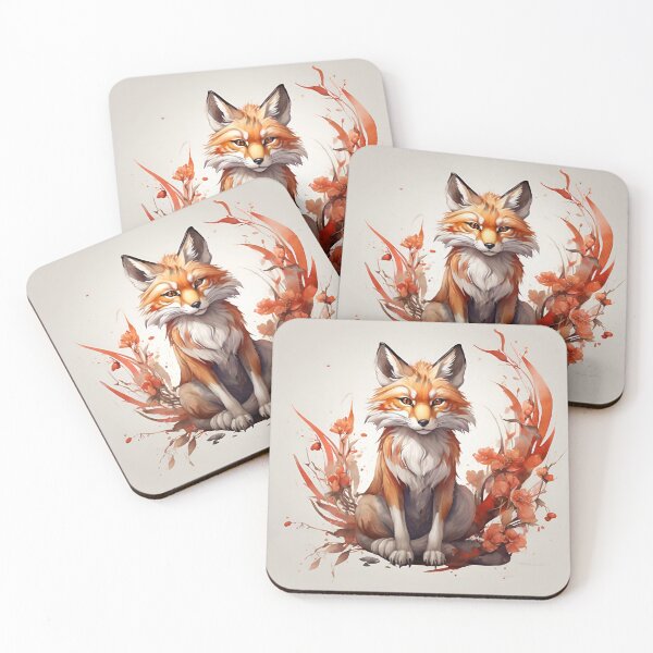 Item preview, Beautiful Fox Drawing designed and sold by PolygonPinnacle.