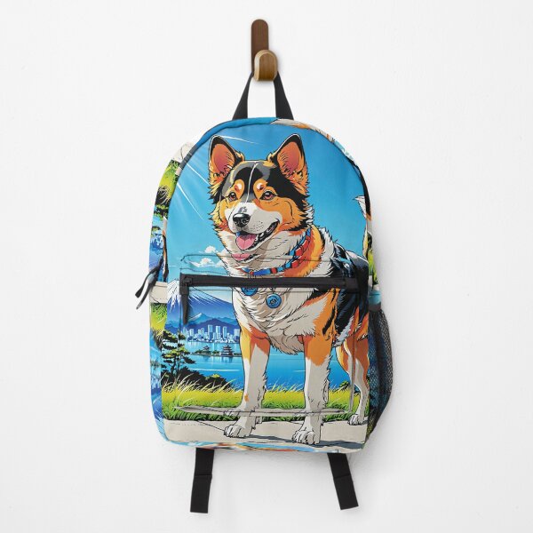 Item preview, The image portrays a vibrant illustration featuring a fluffy dog. designed and sold by yeekazar.