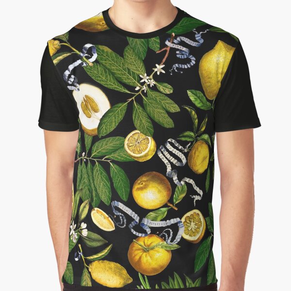 Lemon Tree - Black Graphic T-Shirt