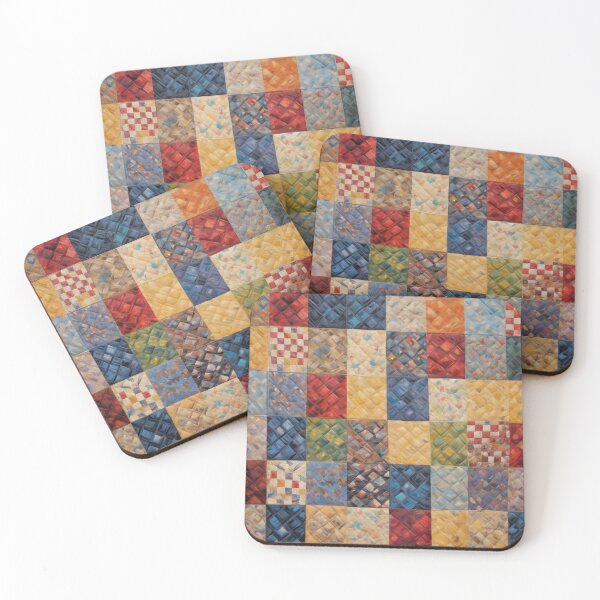 Item preview, Colorful quilt pattern designed and sold by perlphoto.