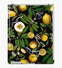 Lemon Tree - Black iPad Case/Skin