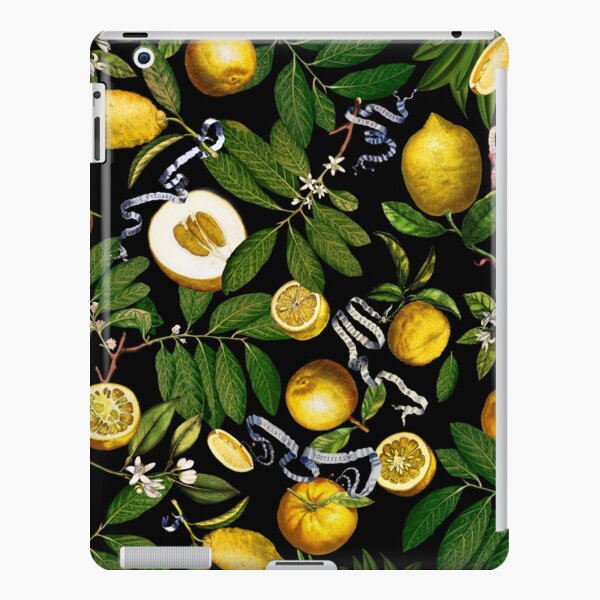 Lemon Tree - Black iPad Snap Case