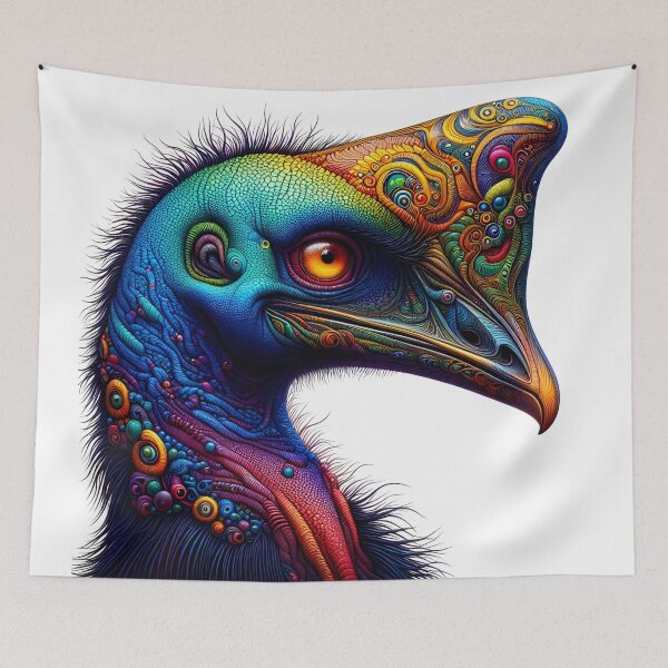 Item preview, Cassowary Art #4 | Cassowary Lovers designed and sold by ksgraphics222.