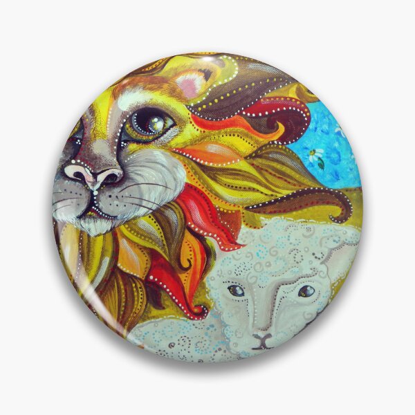 Item preview, Lion and Lamb designed and sold by ArtByBeatriz.