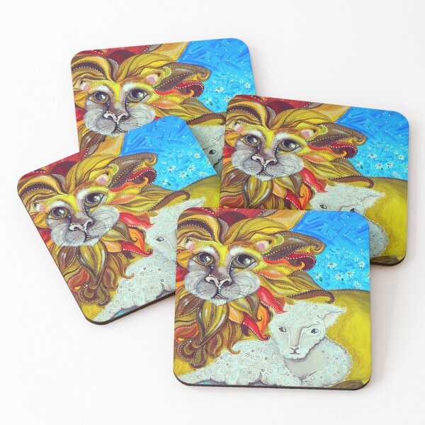 Item preview, Lion and Lamb designed and sold by ArtByBeatriz.