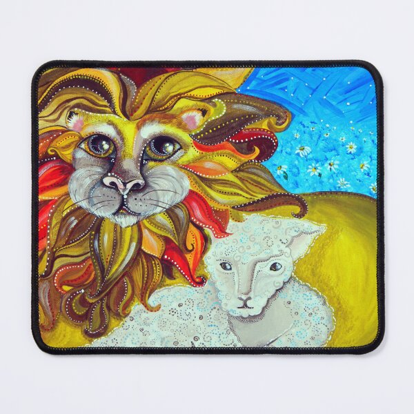 Item preview, Lion and Lamb designed and sold by ArtByBeatriz.