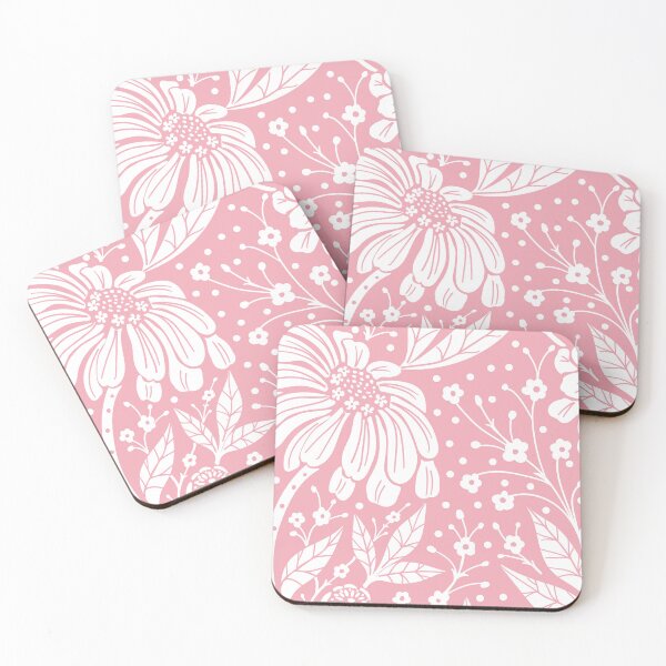 Item preview, White-Plink flowery pattern -William Morris designed and sold by EmeraldeaArt.