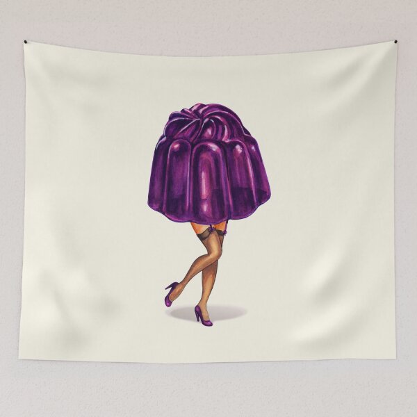Item preview, Purple Grape Jello Pin-Up  designed and sold by Kelly  Gilleran.