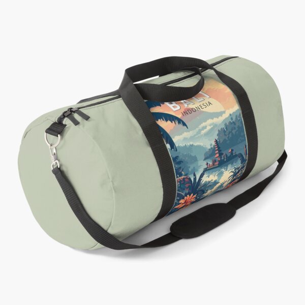 Item preview, Bali Indonesia Travel Art Vintage designed and sold by KrisSidDesigns.