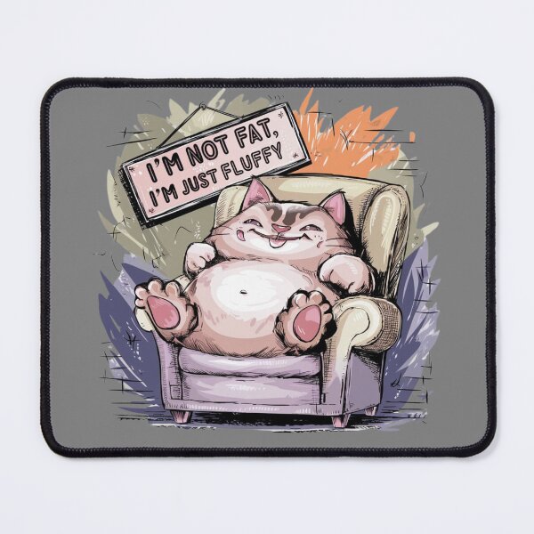 Item preview, i m not fat, belly, cute, funny, funny quote, overweight, humor, i am not fat, funny Animals , cute cat i m not fat, fat cat, fat Animals , fat pet, designed and sold by Lunaawga.