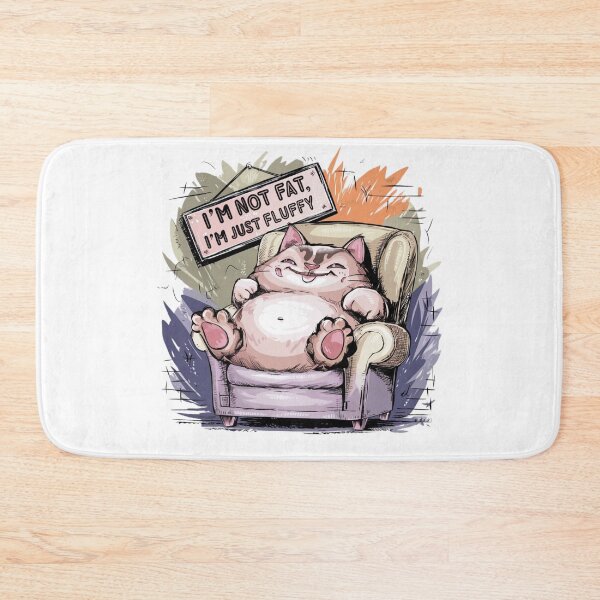 Item preview, i m not fat, belly, cute, funny, funny quote, overweight, humor, i am not fat, funny Animals , cute cat i m not fat, fat cat, fat Animals , fat pet, designed and sold by Lunaawga.