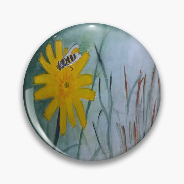 Item preview, "L'abeille et la fleur" (= the bee and the flower) designed and sold by Isa-Isarielle.
