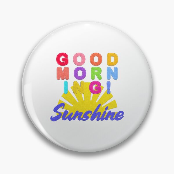 Item preview, Felt Style Good Morning Sunshine Cute Whimsical designed and sold by CheriesArt.