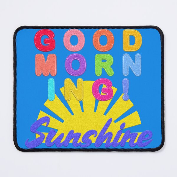 Item preview, Felt Style Good Morning Sunshine Cute Whimsical designed and sold by CheriesArt.
