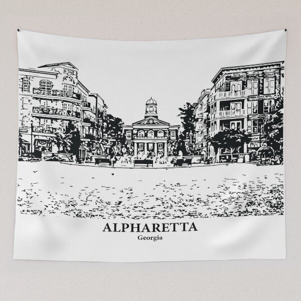 Item preview, Alpharetta - Georgia designed and sold by Lakeric Cityscapes.