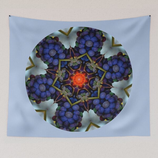 Item preview, Uvas Mandala 2 designed and sold by tereanahata.