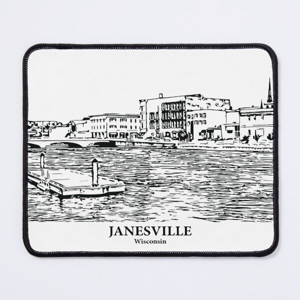Item preview, Janesville - Wisconsin designed and sold by Lakeric Cityscapes.