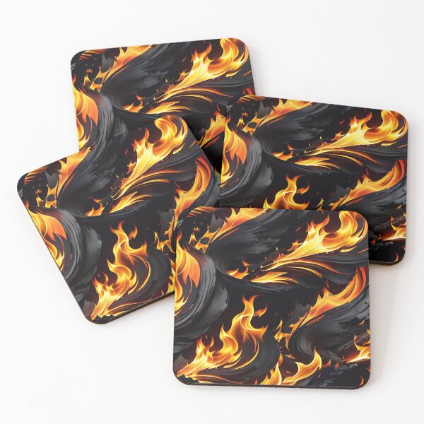 Item preview, Abstract Burning Wood Fire Pattern designed and sold by TheArtOfPat.