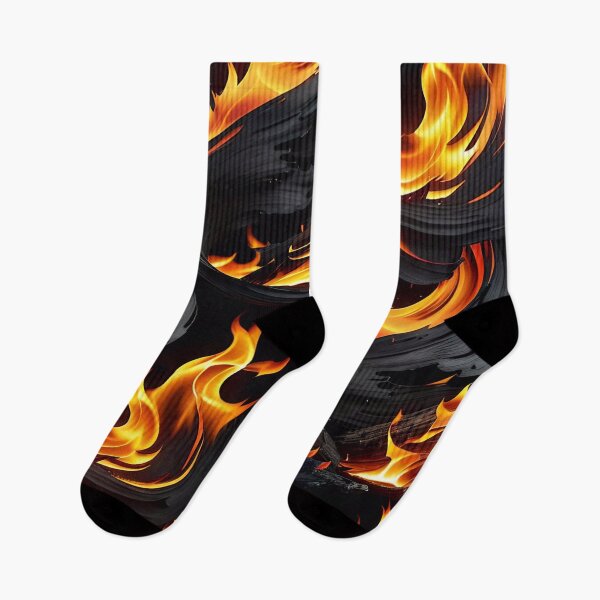 Item preview, Abstract Burning Wood Fire Pattern designed and sold by TheArtOfPat.