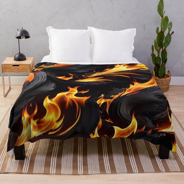 Item preview, Abstract Burning Wood Fire Pattern designed and sold by TheArtOfPat.