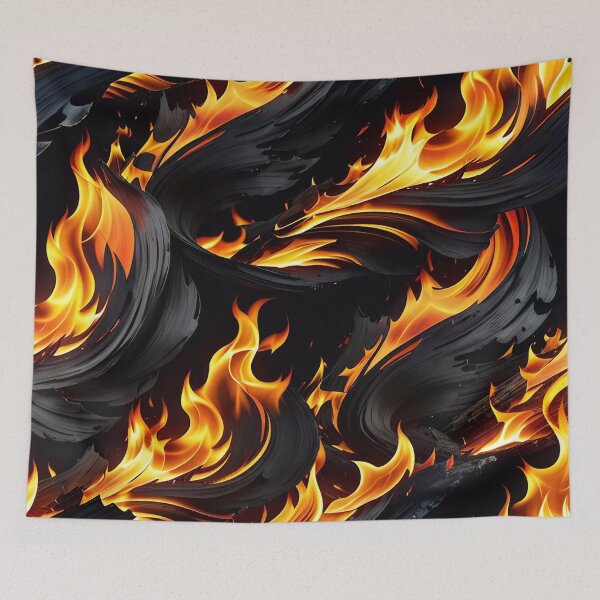 Item preview, Abstract Burning Wood Fire Pattern designed and sold by TheArtOfPat.