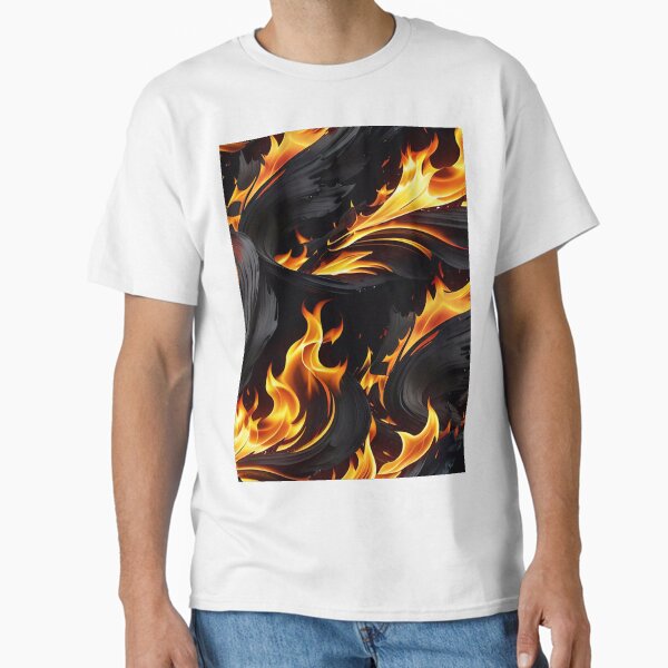 Item preview, Abstract Burning Wood Fire Pattern designed and sold by TheArtOfPat.