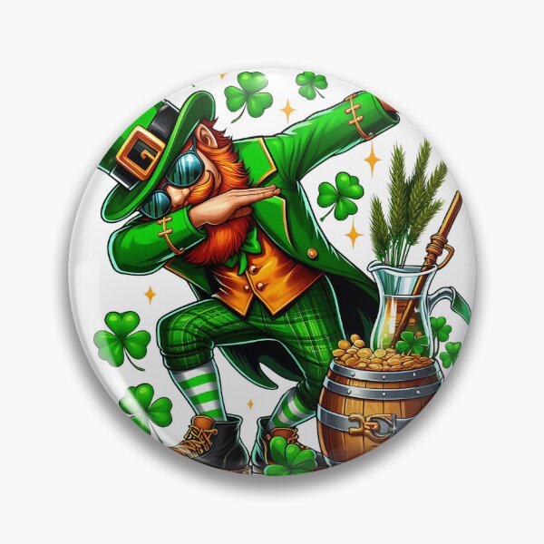 Item preview, St Patricks Day Dabbing Leprechaun shamrock luck of the irish designed and sold by najega911.