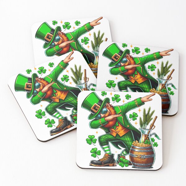 Item preview, St Patricks Day Dabbing Leprechaun shamrock luck of the irish designed and sold by najega911.
