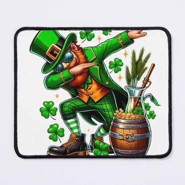 Item preview, St Patricks Day Dabbing Leprechaun shamrock luck of the irish designed and sold by najega911.