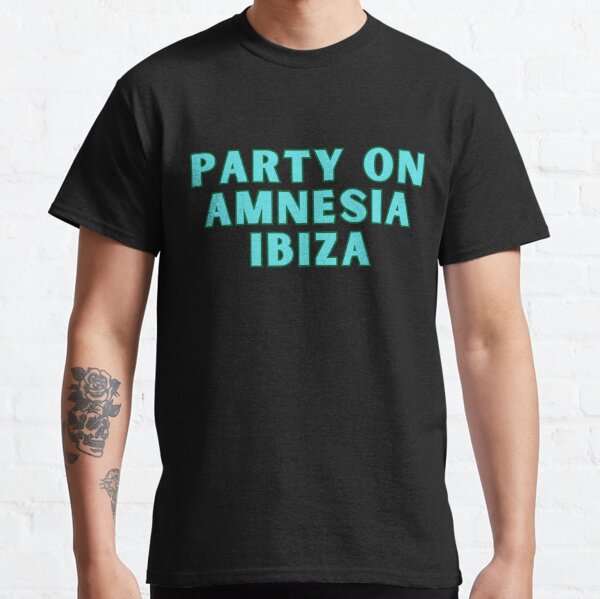ELROW Amnesia Ibiza Front and Back Print Unique Summer Party Tee -   Canada