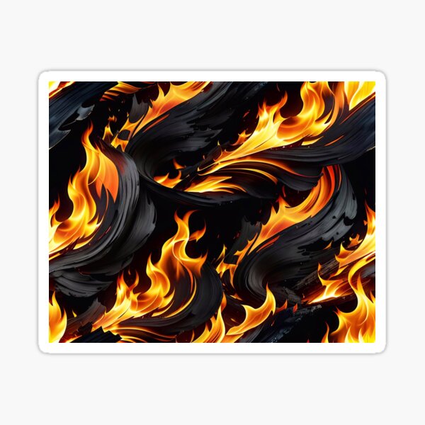 Item preview, Abstract Burning Wood Fire Pattern designed and sold by TheArtOfPat.