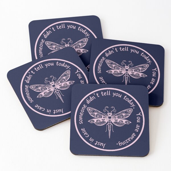 Item preview, Positive daily quotes , you are amazing dragonfly missing part stamp  designed and sold by coloursforkids.