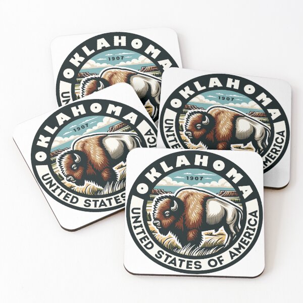 Item preview, Oklahoma Outdoors Camping Nature Bison designed and sold by TKsTees.