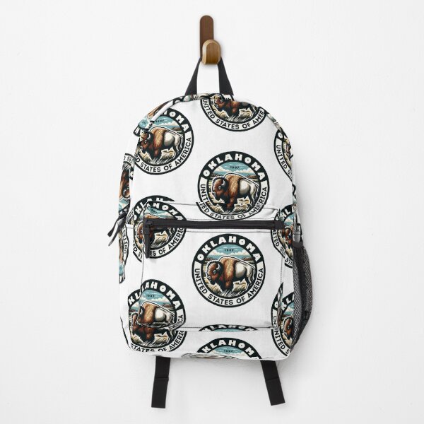 Item preview, Oklahoma Outdoors Camping Nature Bison designed and sold by TKsTees.