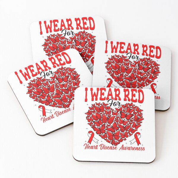 Item preview, Wear Red For Heart Disease Awareness Month Support designed and sold by NovaGenArt.