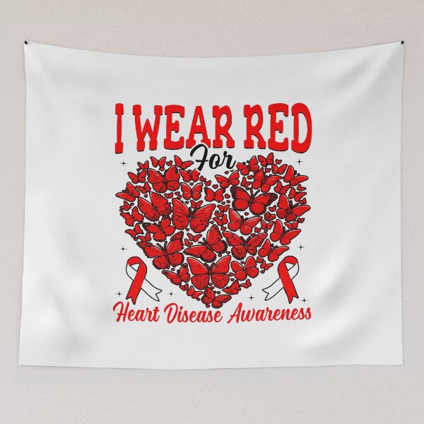 Item preview, Wear Red For Heart Disease Awareness Month Support designed and sold by NovaGenArt.