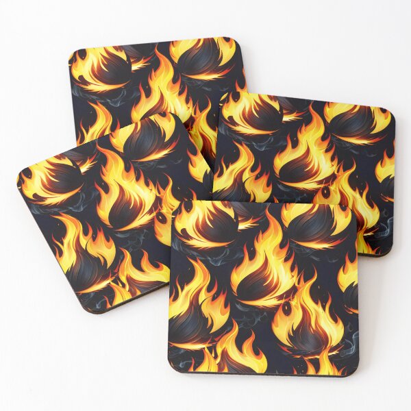 Item preview, Abstract Burning Wood Fire Pattern designed and sold by TheArtOfPat.