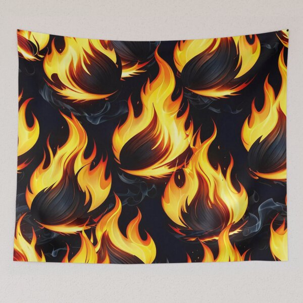 Item preview, Abstract Burning Wood Fire Pattern designed and sold by TheArtOfPat.